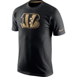 Cheap Bengals T-Shirt From China Black Championship Drive Gold Collection Performance