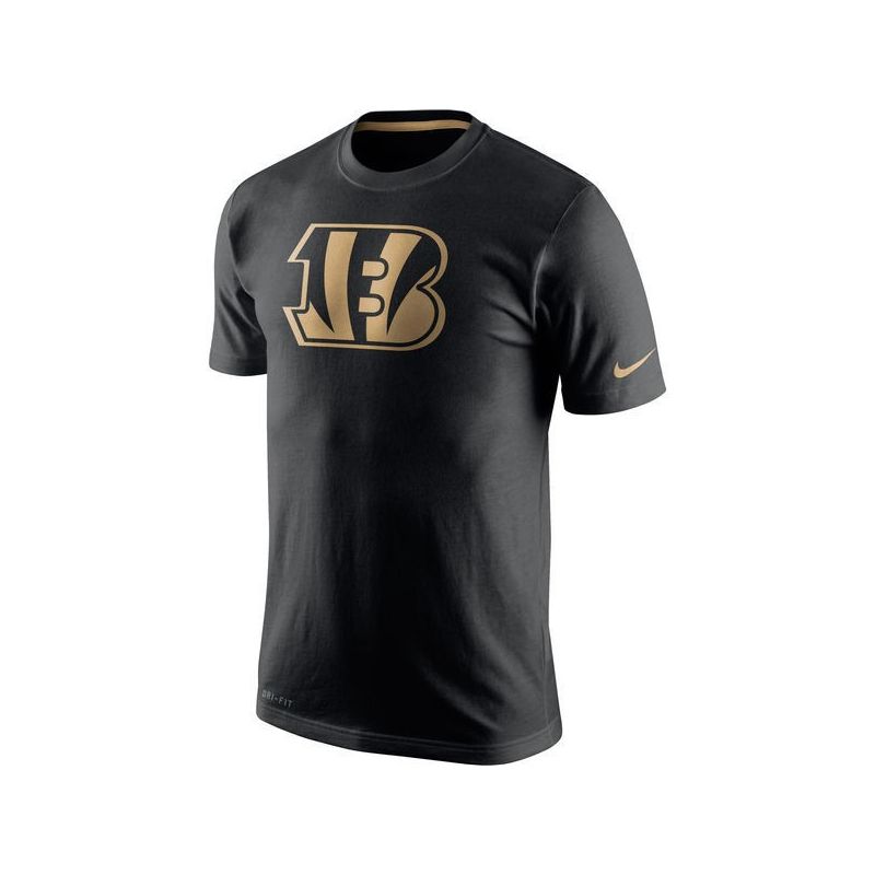 Cheap Bengals T-Shirt From China Black Championship Drive Gold Collection Performance