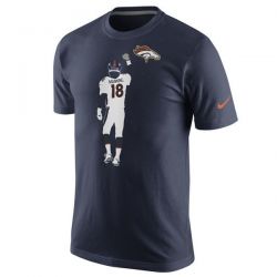 Cheap Peyton Manning Broncos T-Shirt From China Navy Walkoff
