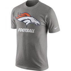 Cheap Broncos T-Shirt From China Gray