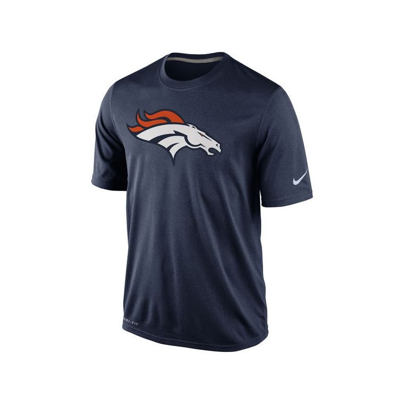 Cheap Broncos T-Shirt From China Navy Legend Logo Essential 2 Performance