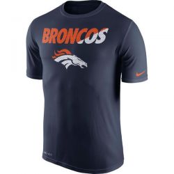 Cheap Broncos T-Shirt From China Navy Legend Staff Practice Performance