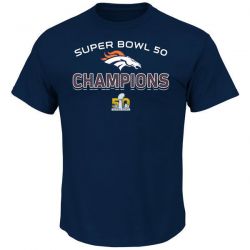 Cheap Broncos T-Shirt From China Navy Super Bowl 50 Champions Beyond Victory