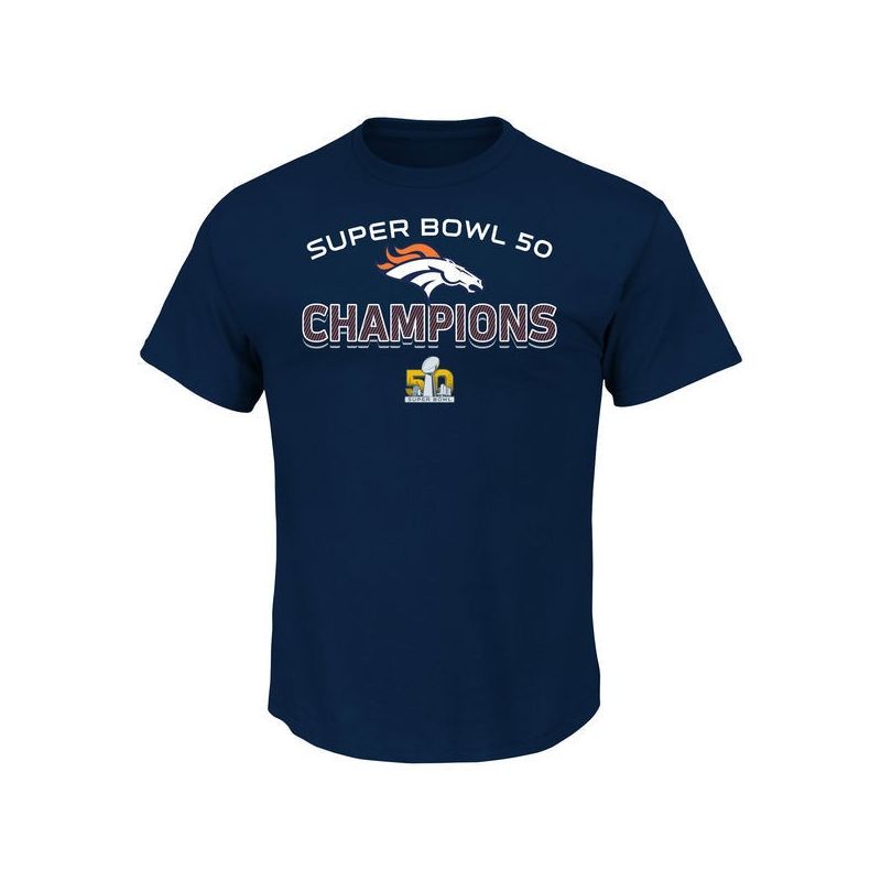 Cheap Broncos T-Shirt From China Navy Super Bowl 50 Champions Beyond Victory
