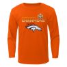 Cheap Broncos T-Shirt From China Orange Long Sleeve Preschool Super Bowl 50 Champions Stacker
