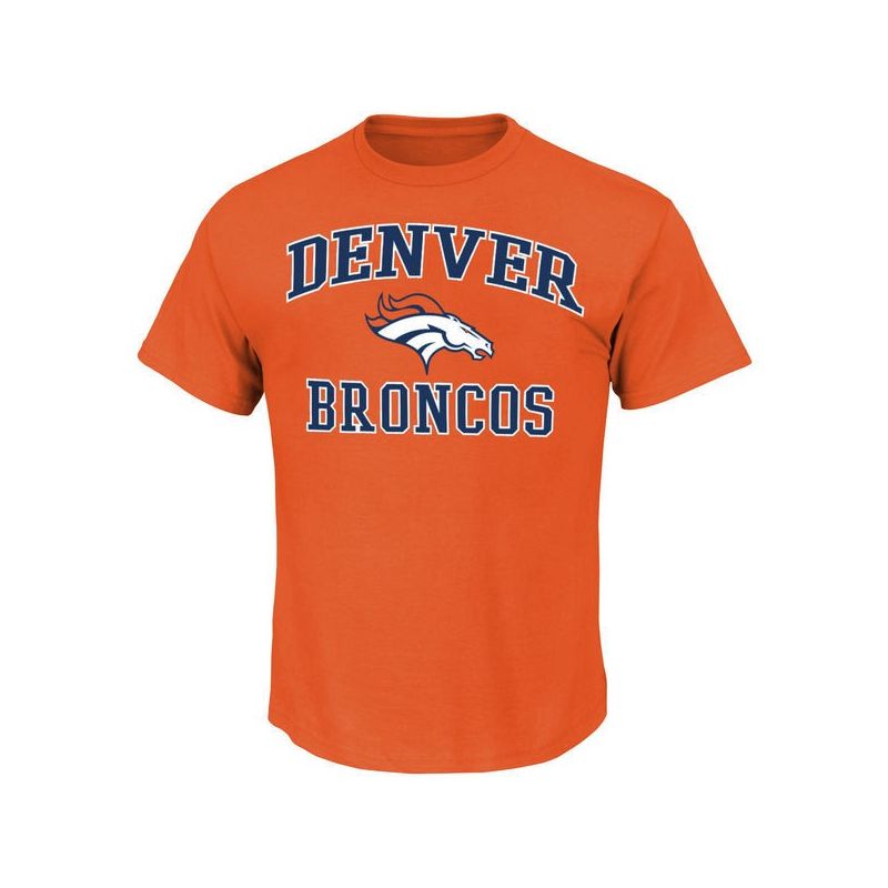 Cheap Broncos T-Shirt From China Orange Heart & Soul III