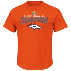 Cheap Broncos T-Shirt From China Orange Super Bowl 50 Champions Choice VIII