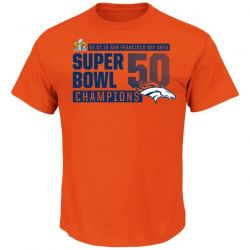 Cheap Broncos T-Shirt From China Orange Super Bowl 50 Champions Winners Take VIII
