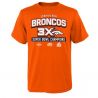 Cheap Broncos T-Shirt From China Orange Super Bowl 50 Champions 3-Time Champs Award Tour