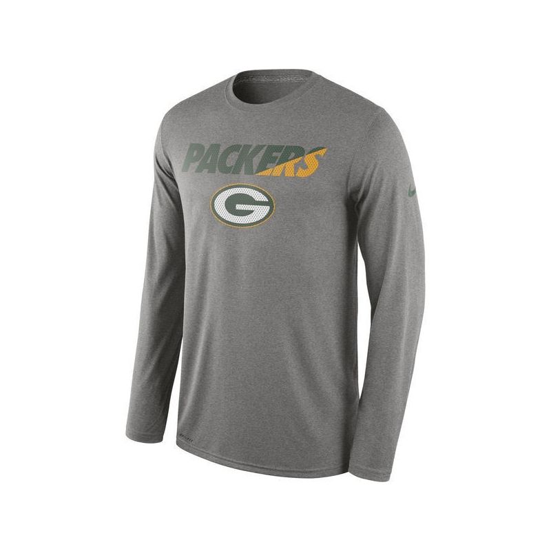 Cheap Packers T-Shirt From China Gray Long sleeve Legend Staff Practice Performance