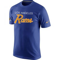 Cheap Rams T-Shirt From China Blue Script