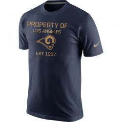 Cheap Rams T-Shirt From China Navy Property Of Performance