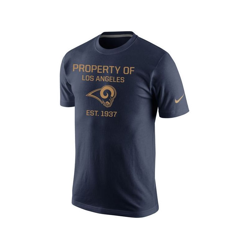 Cheap Rams T-Shirt From China Navy Property Of Performance