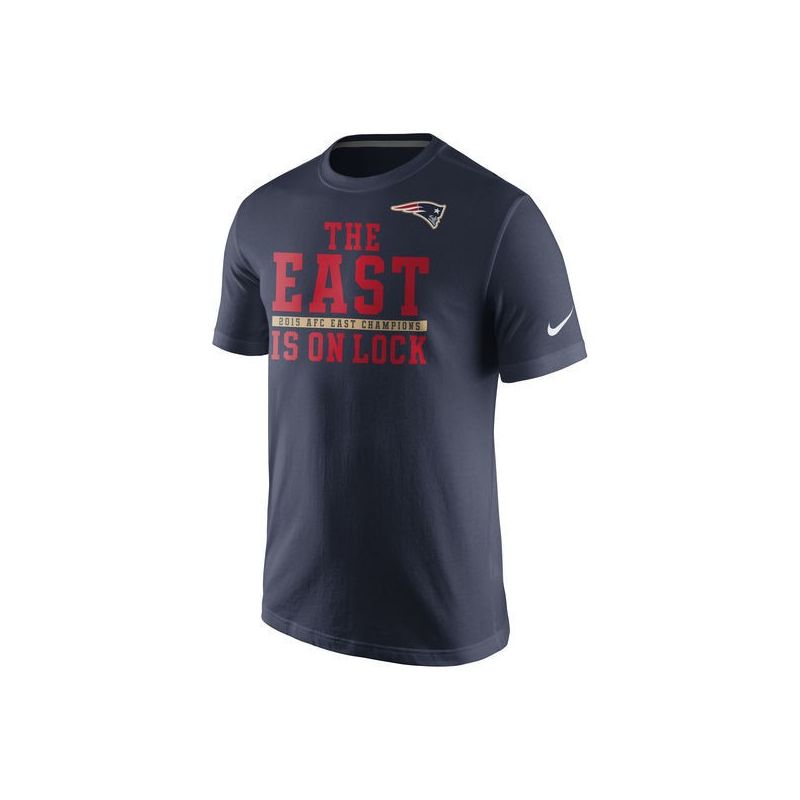 Cheap Patriots T-Shirt From China Navy 2015 AFC East Division Champions