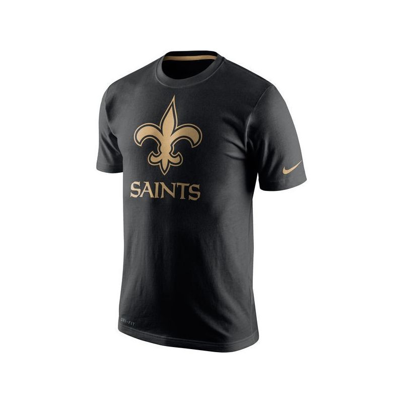 Cheap Saints T-Shirt From China Black Championship Drive Gold Collection Performance