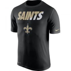 Cheap Saints T-Shirt From China Black Legend Staff Practice Performance