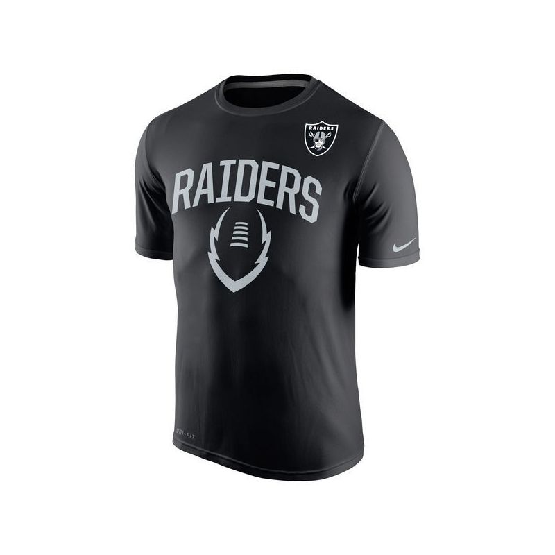 Cheap Raiders T-Shirt From China Black Legend Icon Performance