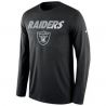 Cheap Raiders T-Shirt From China Black Long sleeve Legend Staff Practice Performance