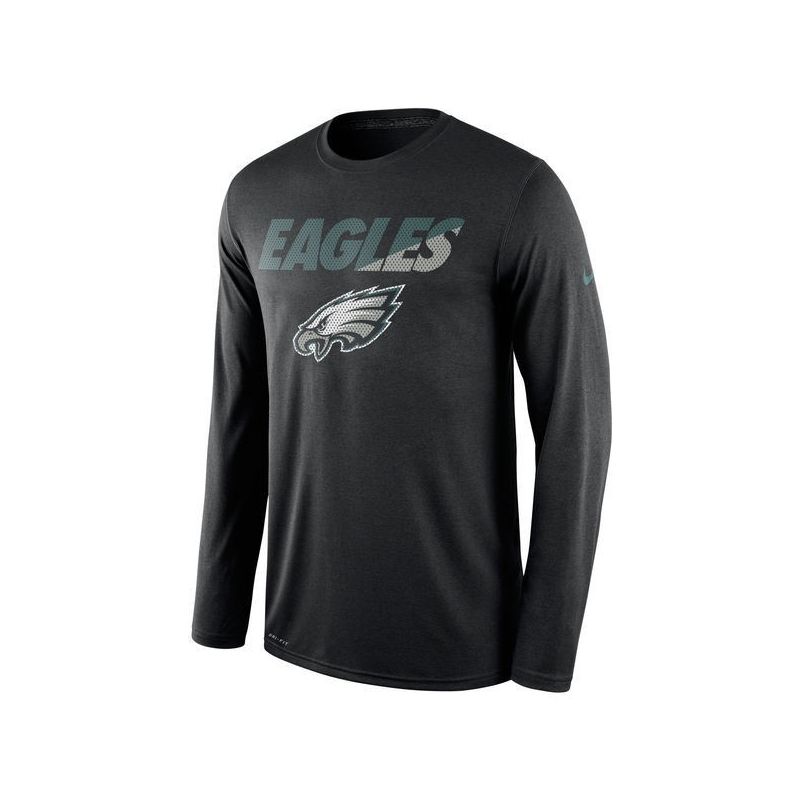 Cheap Eagles T-Shirt From China Black Long sleeve Legend Staff Practice Performance