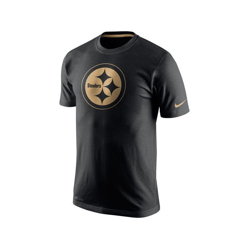 Cheap Steelers T-Shirt From China Black Championship Drive Gold Collection Performance