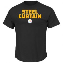 Cheap Steelers T-Shirt From China Black Hot Phrase