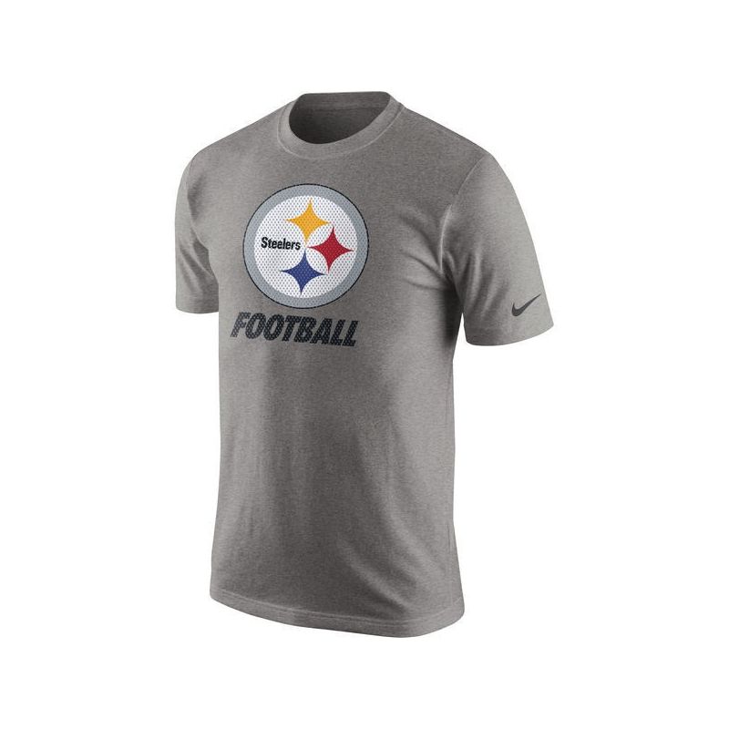 Cheap Steelers T-Shirt From China Gray