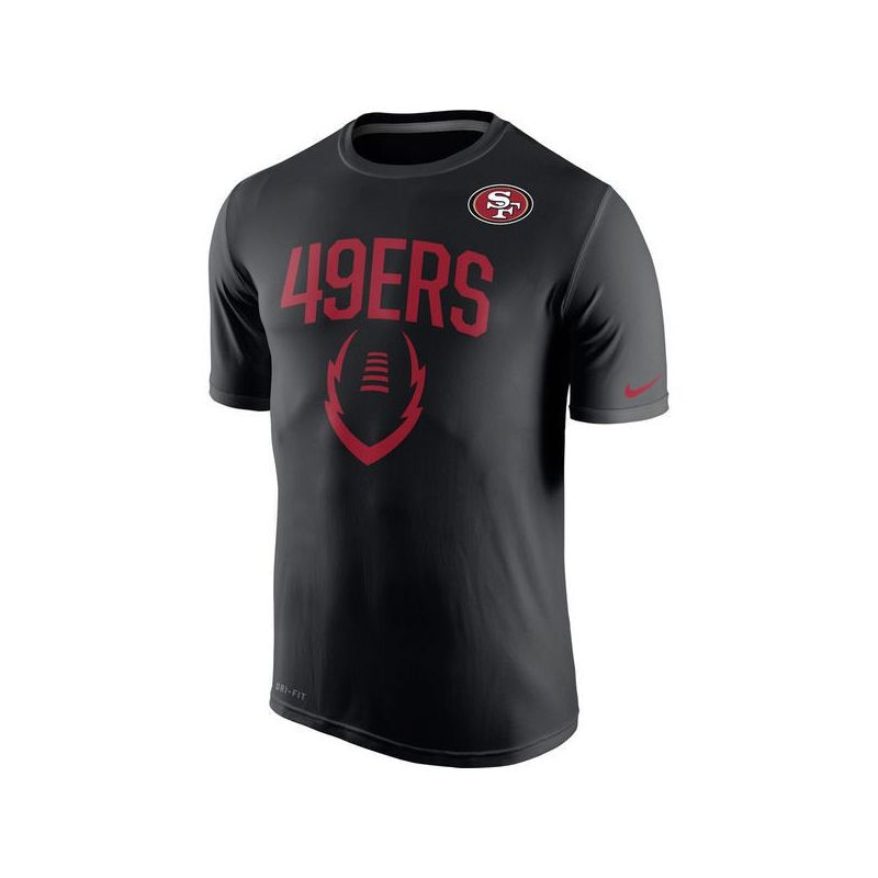 Cheap 49ers T-Shirt From China Black Legend Icon Performance