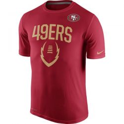 Cheap 49ers T-Shirt From China Scarlet Legend Icon Performance