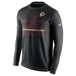 Cheap Redskins T-Shirt From China Black Long sleeves 2015 NFC East Division Champions