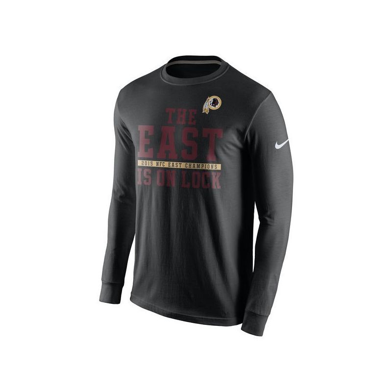 Cheap Redskins T-Shirt From China Black Long sleeves 2015 NFC East Division Champions