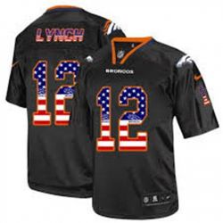 Cheap Paxton Lynch Broncos Jersey From China USA Flag Fashion #12