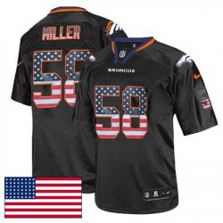 Cheap Von Miller Broncos Jersey From China USA Flag Fashion #58