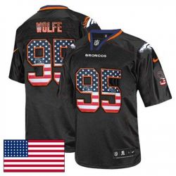 Cheap Derek Wolfe Broncos Jersey From China USA Flag Fashion #95