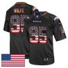 Cheap Derek Wolfe Broncos Jersey From China USA Flag Fashion #95