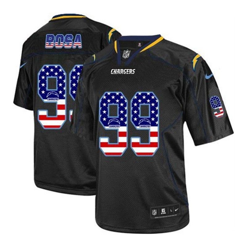 Cheap Joey Bosa Chargers Jersey From China USA Flag Fashion #99