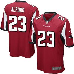 Cheap Robert Alford Falcons Youth Jersey From China Red Game #23