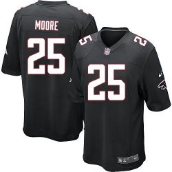 Cheap William Moore Falcons Youth Jersey From China Black Game #25