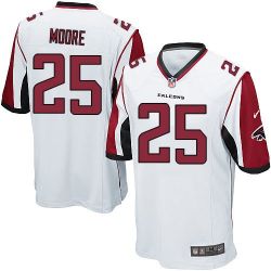 Cheap William Moore Falcons Youth Jersey From China White Game #25