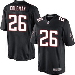 Cheap Tevin Coleman Falcons Youth Jersey From China Black Game #26