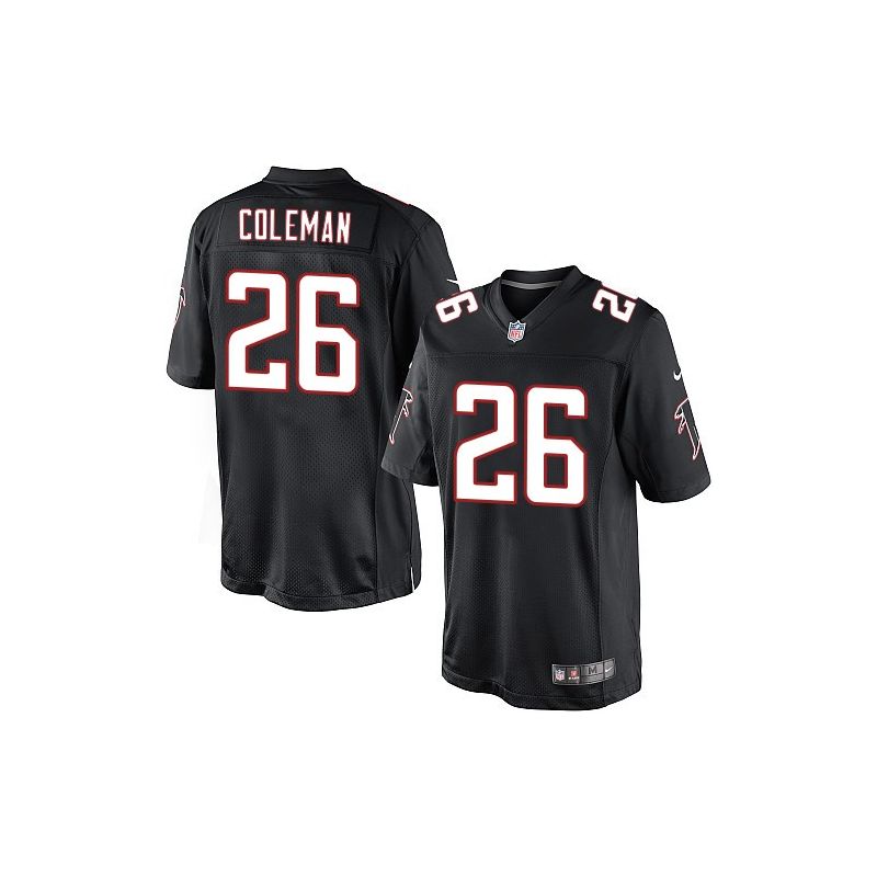 Cheap Tevin Coleman Falcons Youth Jersey From China Black Game #26
