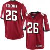 Cheap Tevin Coleman Falcons Youth Jersey From China Red Game #26