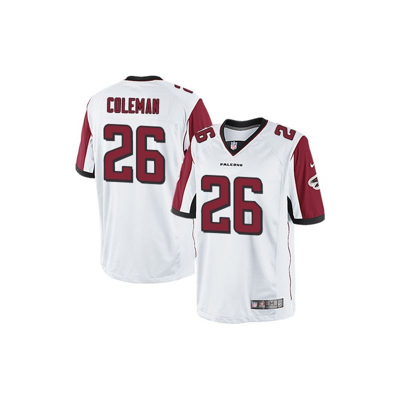 Cheap Tevin Coleman Falcons Youth Jersey From China White Game #26