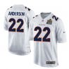 Cheap CJ Anderson Broncos Youth Jersey From China White Super Bowl 50 game event Game #22