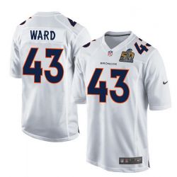 Cheap TJ Ward Broncos Youth Jersey From China White Super Bowl 50 game event Game #43