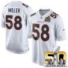Cheap Von Miller Broncos Youth Jersey From China White Super Bowl 50 game event Game #58