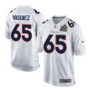 Cheap Louis Vasquez Broncos Youth Jersey From China White Super Bowl 50 game event Game #65