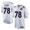 Cheap Ryan Clady Broncos Youth Jersey From China White Super Bowl 50 game event Game #78