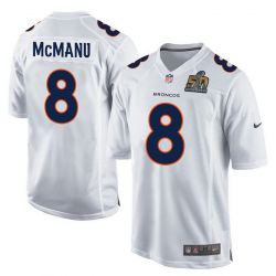 Cheap Brandon McManus Broncos Youth Jersey From China White Super Bowl 50 game event Game #8