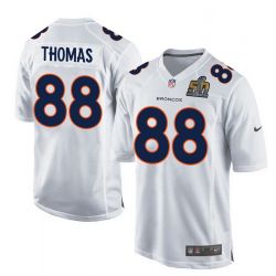 Cheap Demaryius Thomas Broncos Youth Jersey From China White Super Bowl 50 game event Game #88