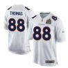 Cheap Demaryius Thomas Broncos Youth Jersey From China White Super Bowl 50 game event Game #88